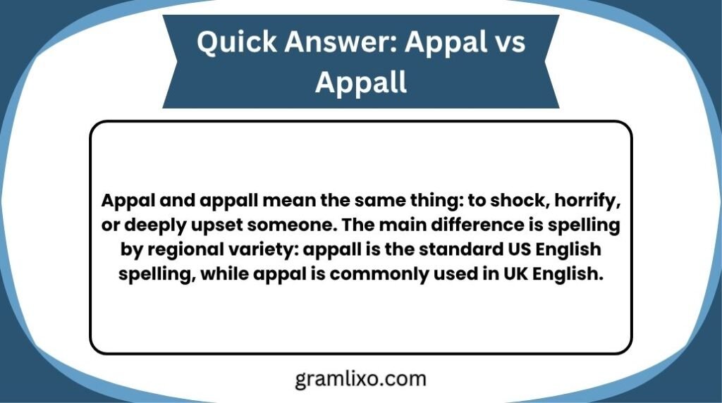 appal vs appall