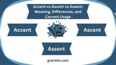 accent vs ascent vs assent