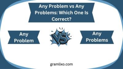 any problem vs any problems