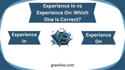 experience in vs experience on