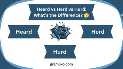 heard vs herd vs hurd