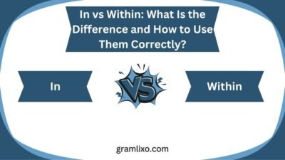 in vs within