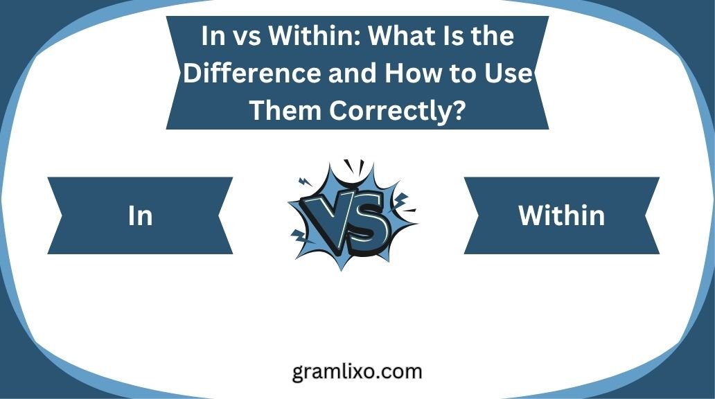 in vs within