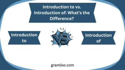 introduction to vs introduction of