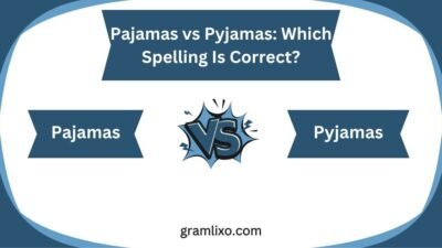 pajamas vs pyjamas