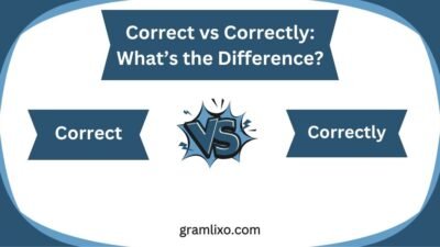 correct vs correctly