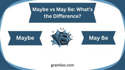 maybe vs may be