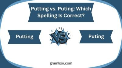 putting vs puting